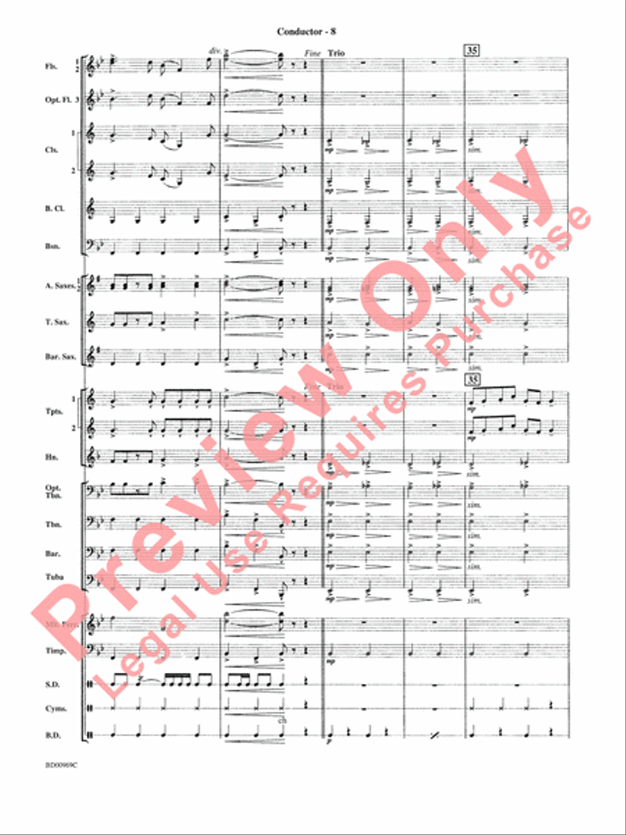 Valdres Concert Band scores gallery preview page 11