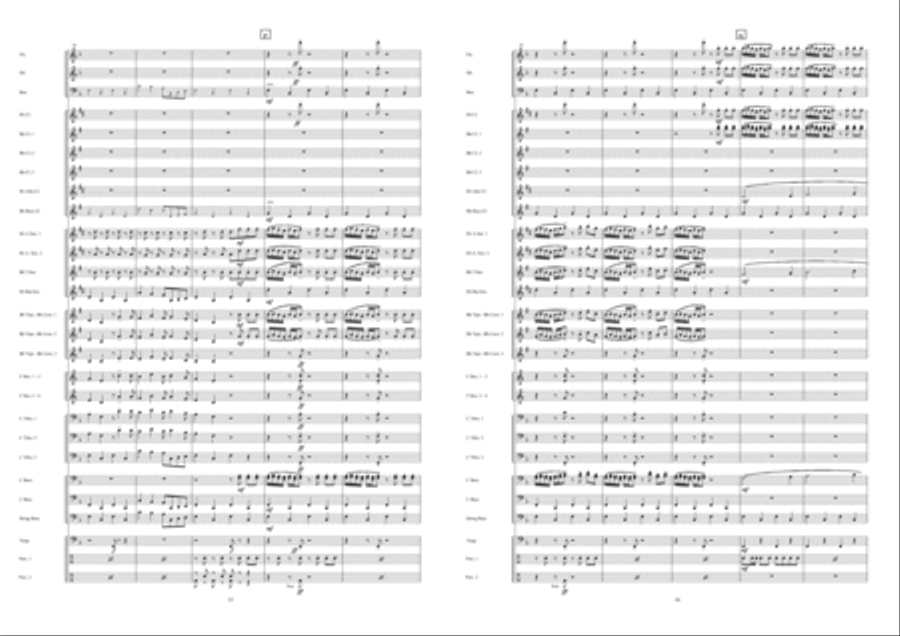 Zorba The Greek Concert Band scores gallery preview page 9