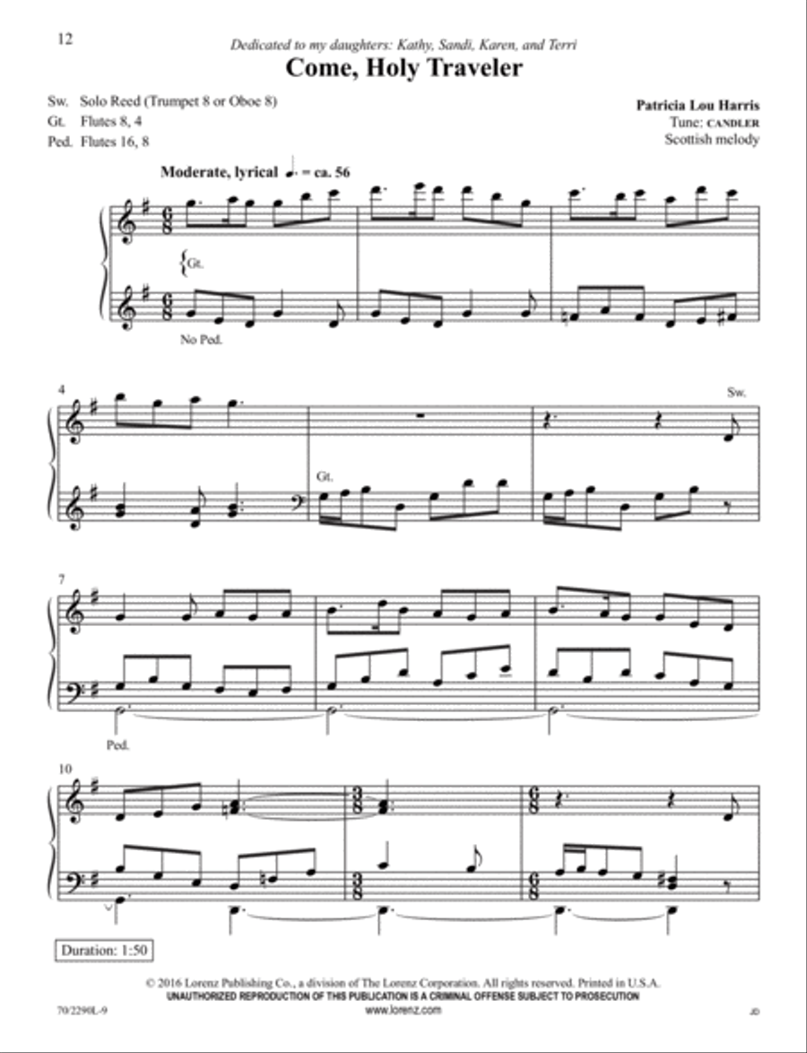 Easy Hymns for Organ Organ Solo scores gallery preview page 5