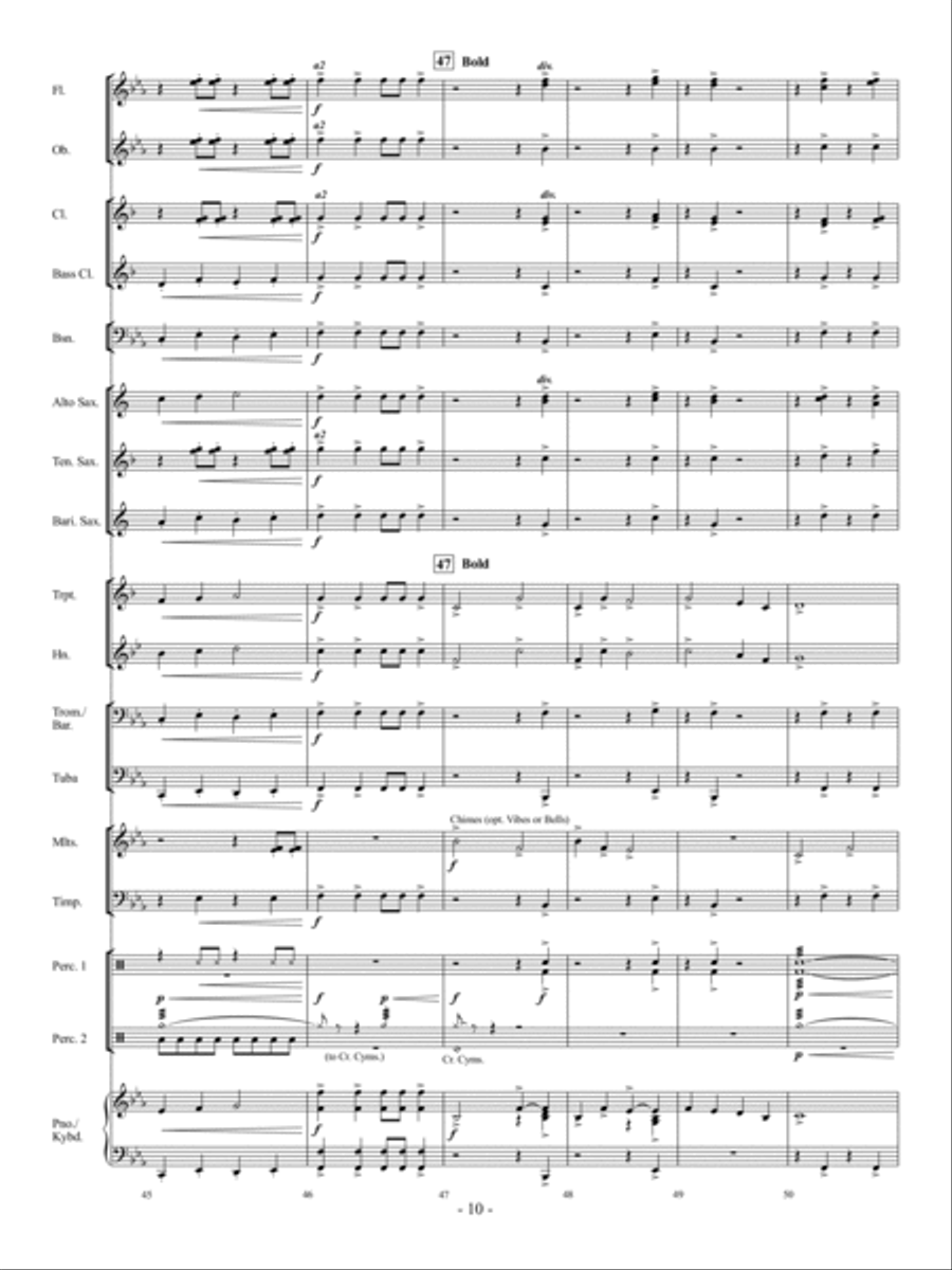 Escape From Krypton Escape From Krypton Concert Band scores gallery preview page 9