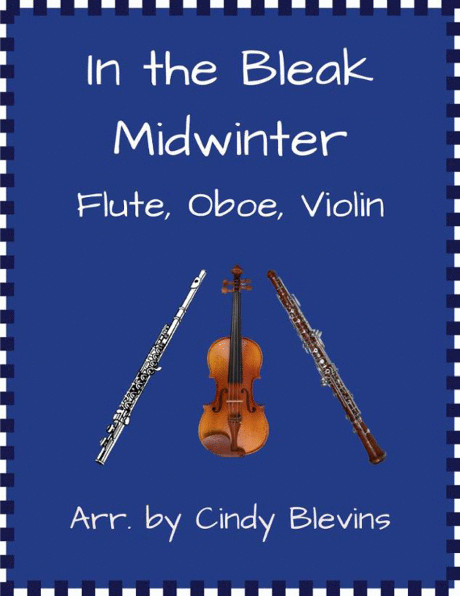 In the Bleak Midwinter, for Flute, Oboe and Violin image number null