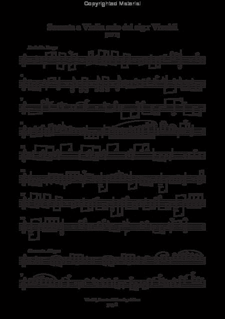 Le sonate manoscritte di Dresda Violin scores gallery preview page 3