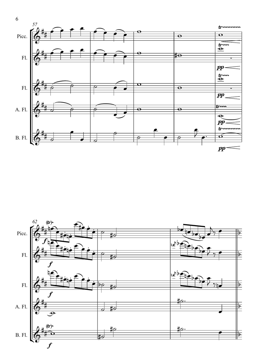 God Rest Ye Merry Gentlemen Woodwind Quintet scores gallery preview page 6