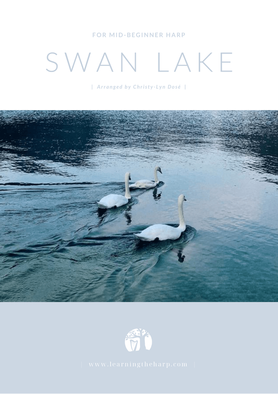 Swan Lake - Mid-Beginner for Harp Harp scores gallery preview page 1