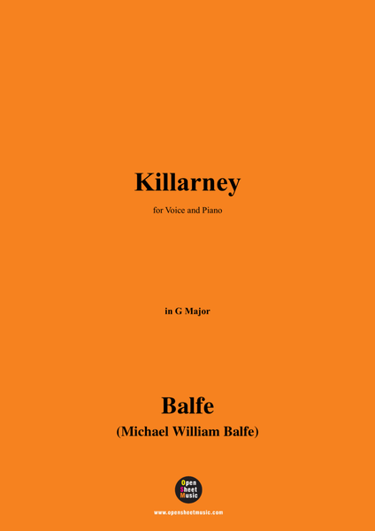 Balfe-Killarney,in G Major