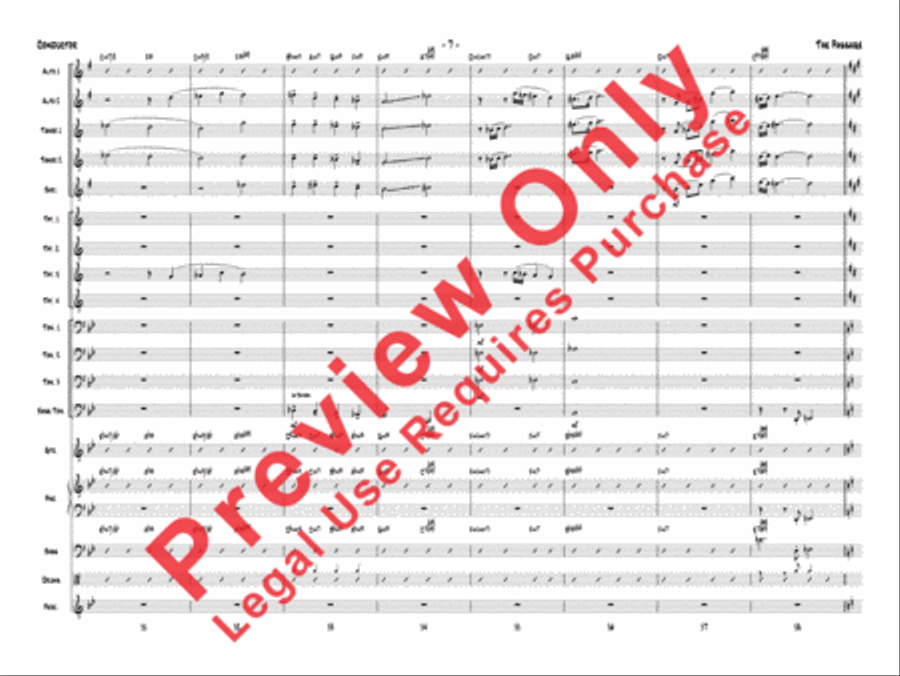 The Passage Jazz Ensemble scores gallery preview page 26