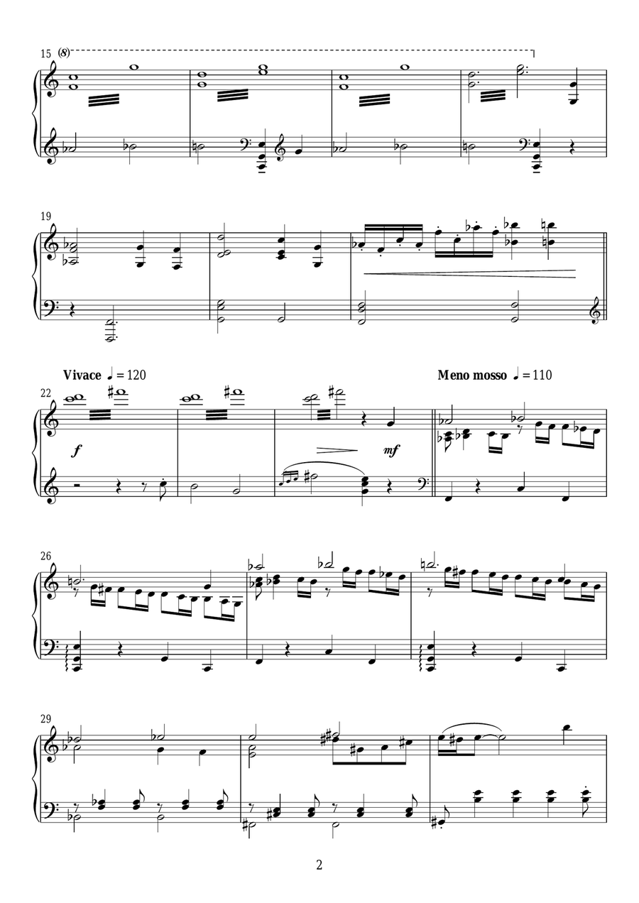 Family Plot Family Plot Piano Solo scores gallery preview page 2