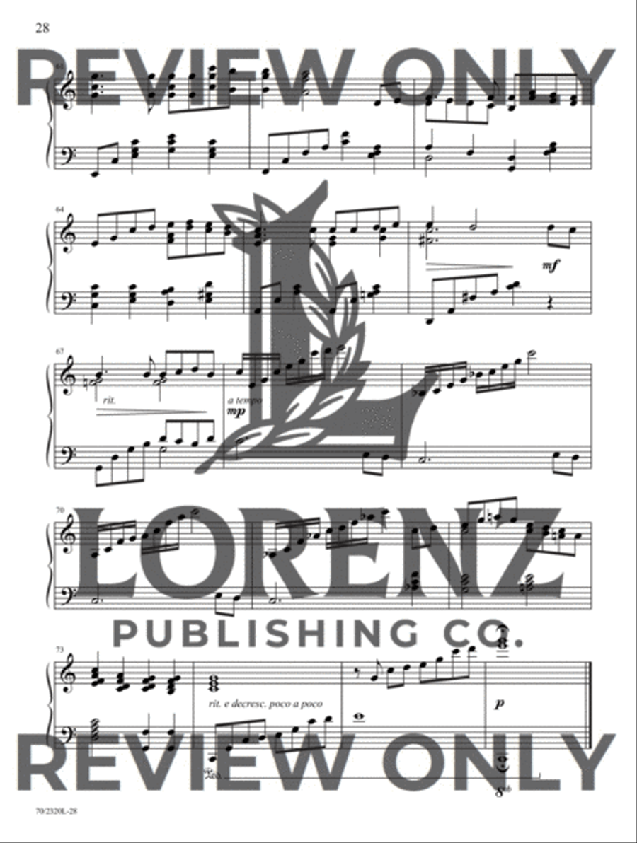 Songs of Prayer and Hopefulness Piano Solo scores gallery preview page 14