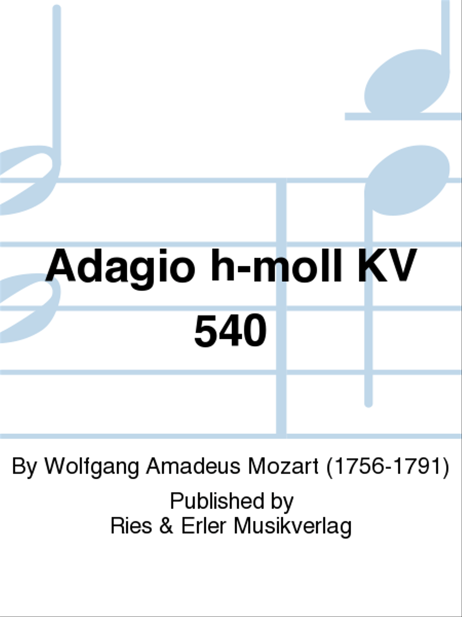 Adagio h-moll KV 540 Adagio h-moll KV 540 School and Community scores gallery preview page 1
