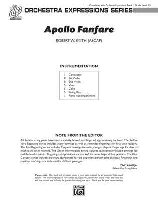Apollo Fanfare: Score