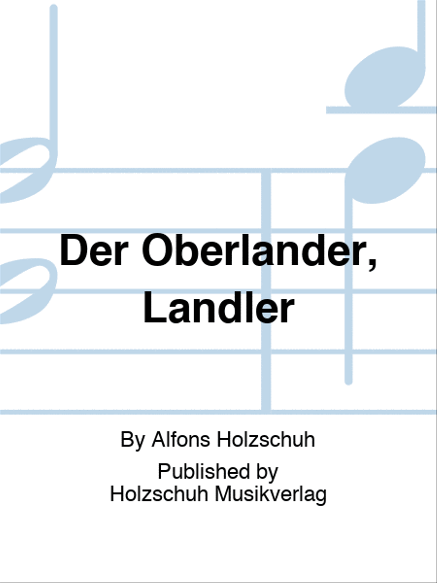Der Oberländer, Ländler Accordion scores gallery preview page 1