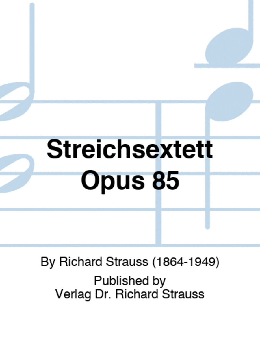 Streichsextett Opus 85 Streichsextett Opus 85 Cello scores gallery preview page 1
