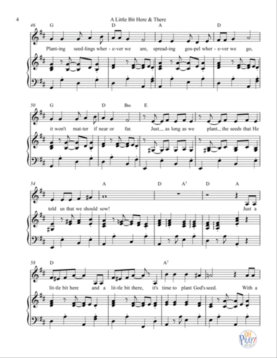 A Little Bit Here & There Voice scores gallery preview page 5