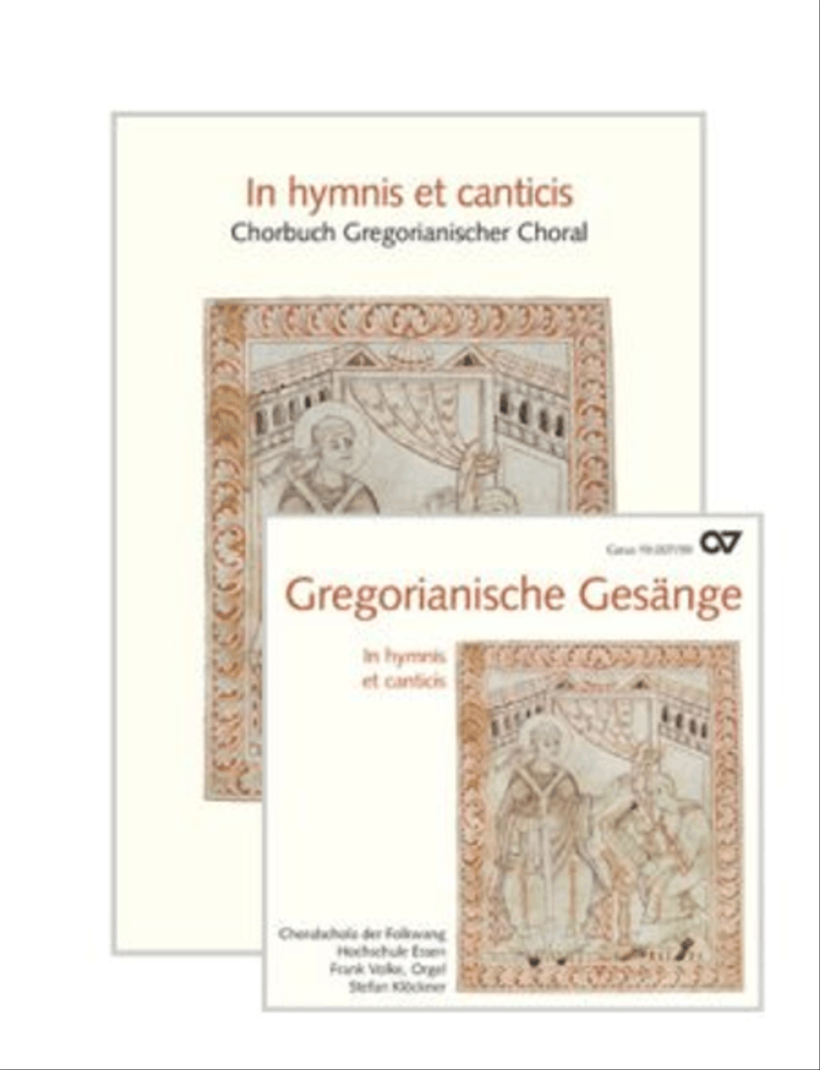 In hymnis et canticis. Gregorian chant collection Choir scores gallery preview page 1