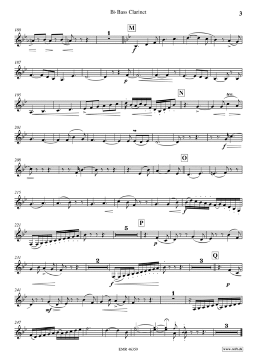 Concerto Rondo Bass Clarinet scores gallery preview page 4