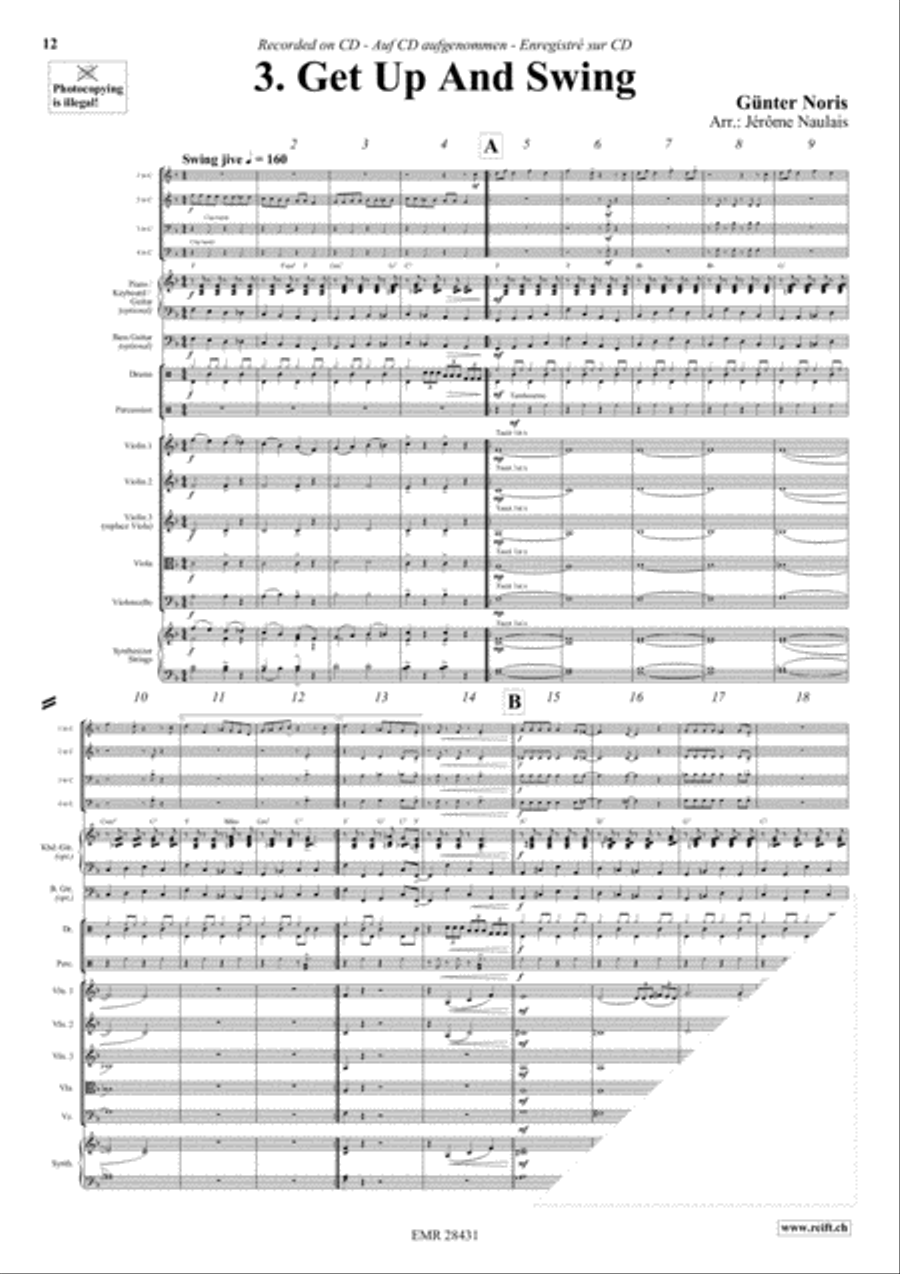 Let's Dance Volume 2 Woodwind Quartet scores gallery preview page 5