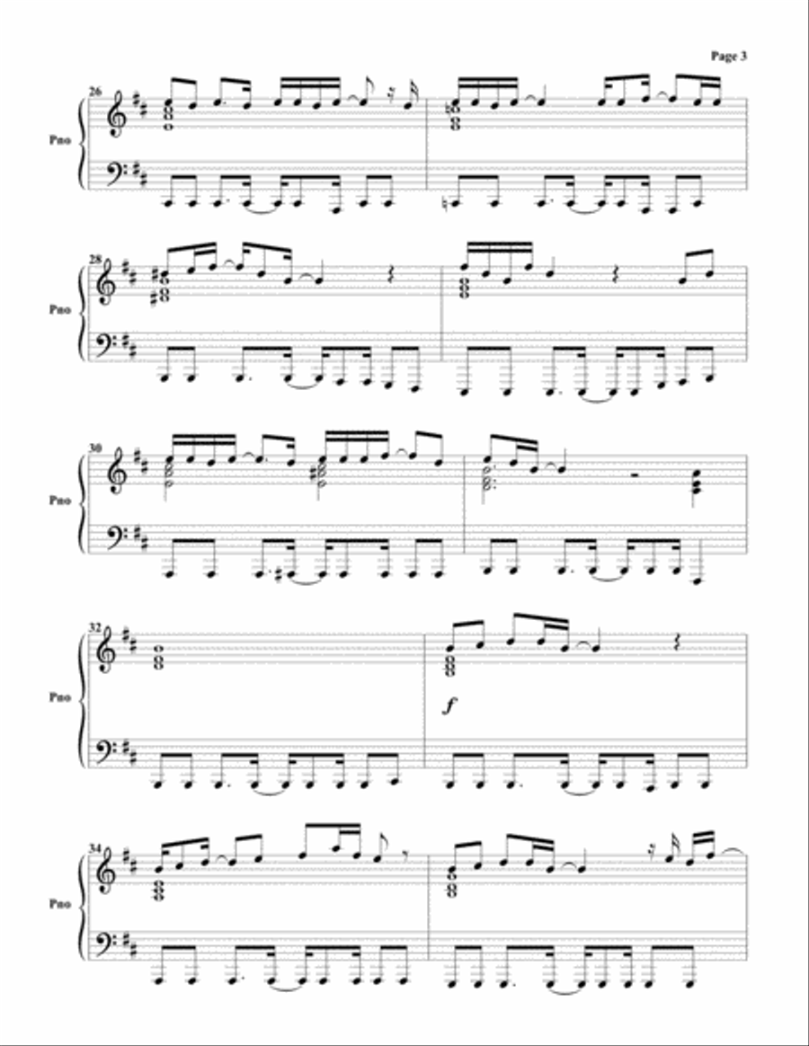 Maneater Maneater Piano Solo scores gallery preview page 3