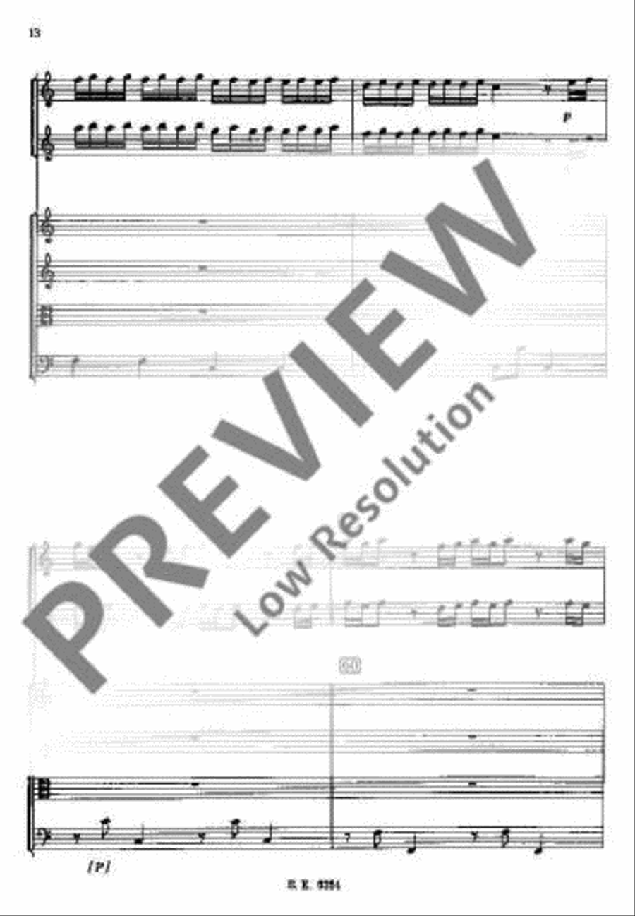 Concerto C major Trumpet Duet scores gallery preview page 17
