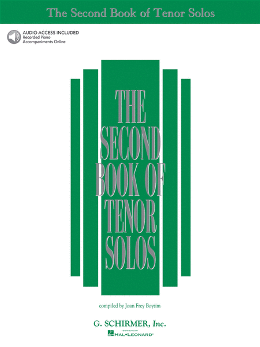 The Second Book of Tenor Solos Tenor Voice scores gallery preview page 1