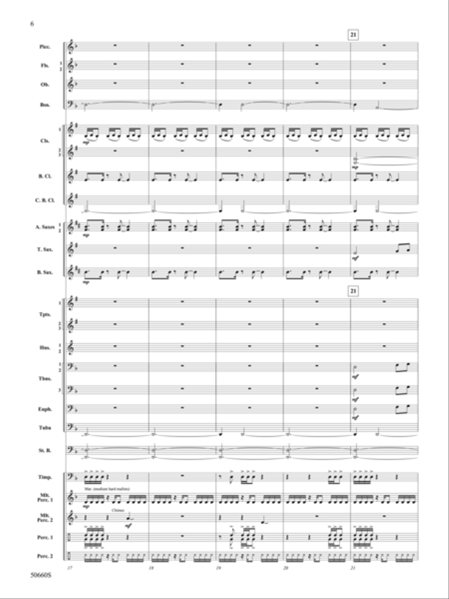 Rapture: Score Concert Band scores gallery preview page 6