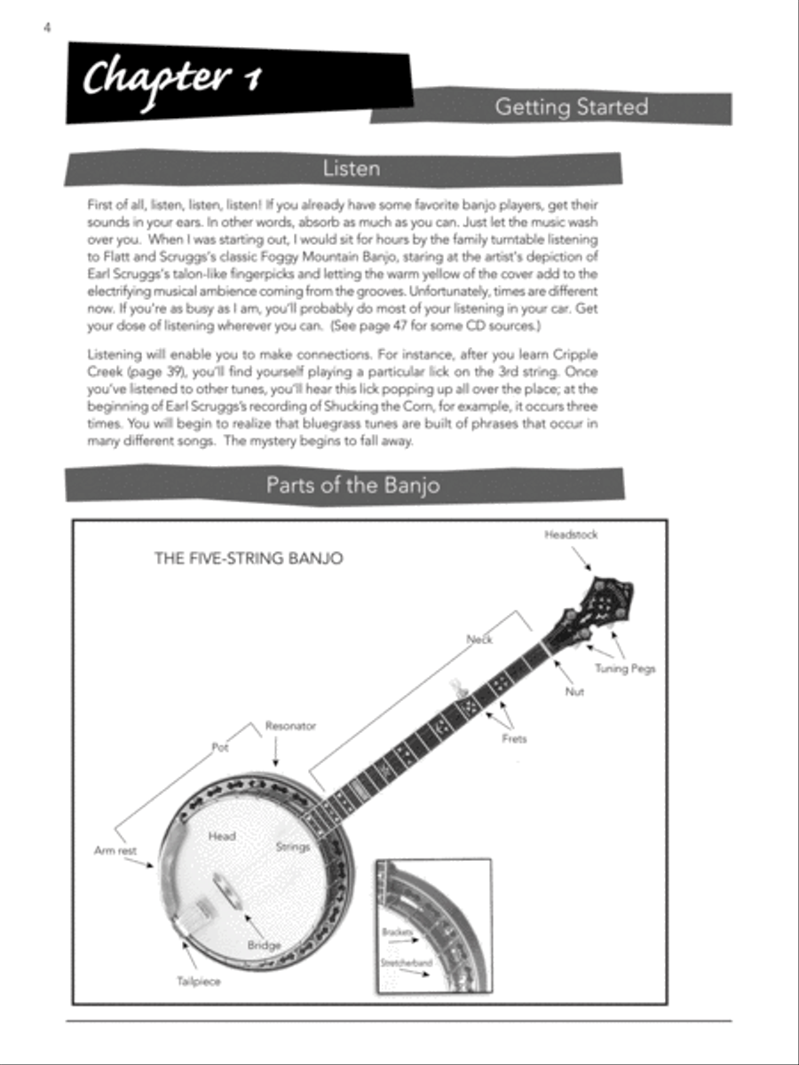 Banjo For Beginners (Book only) Banjo scores gallery preview page 3