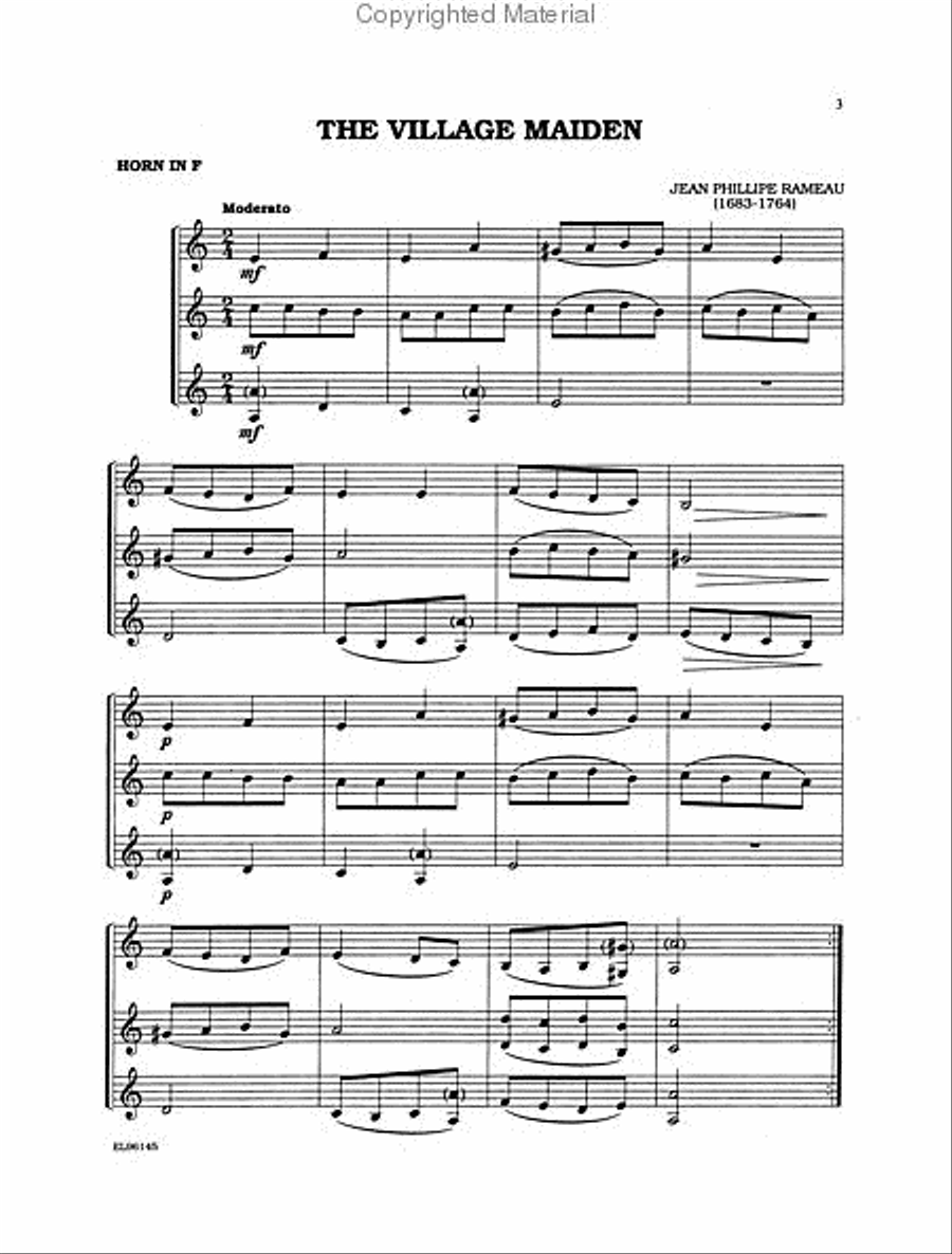 Classical Trios for All (From the Baroque to the 20th Century) Small Ensemble scores gallery preview page 2
