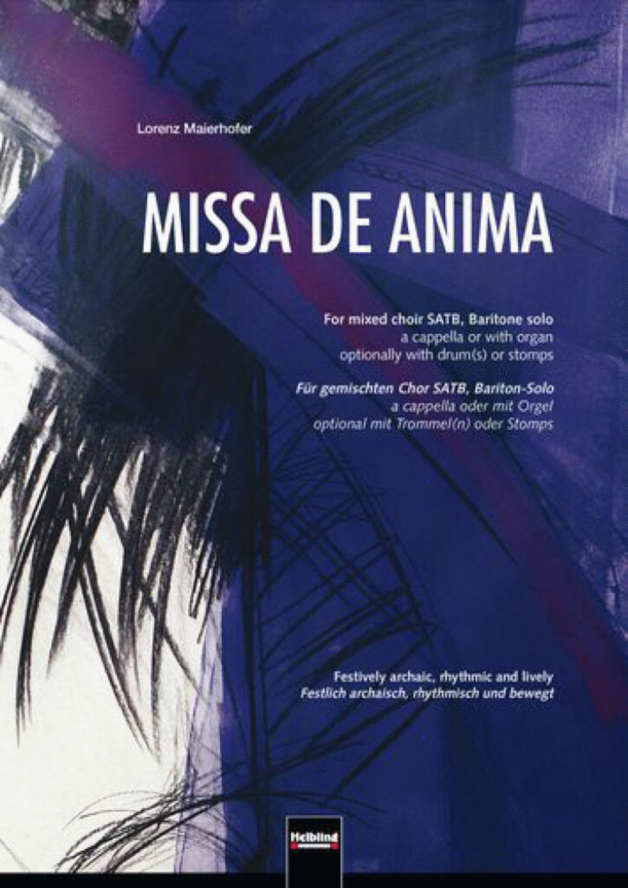 Missa De Anima Missa De Anima Organ scores gallery preview page 1