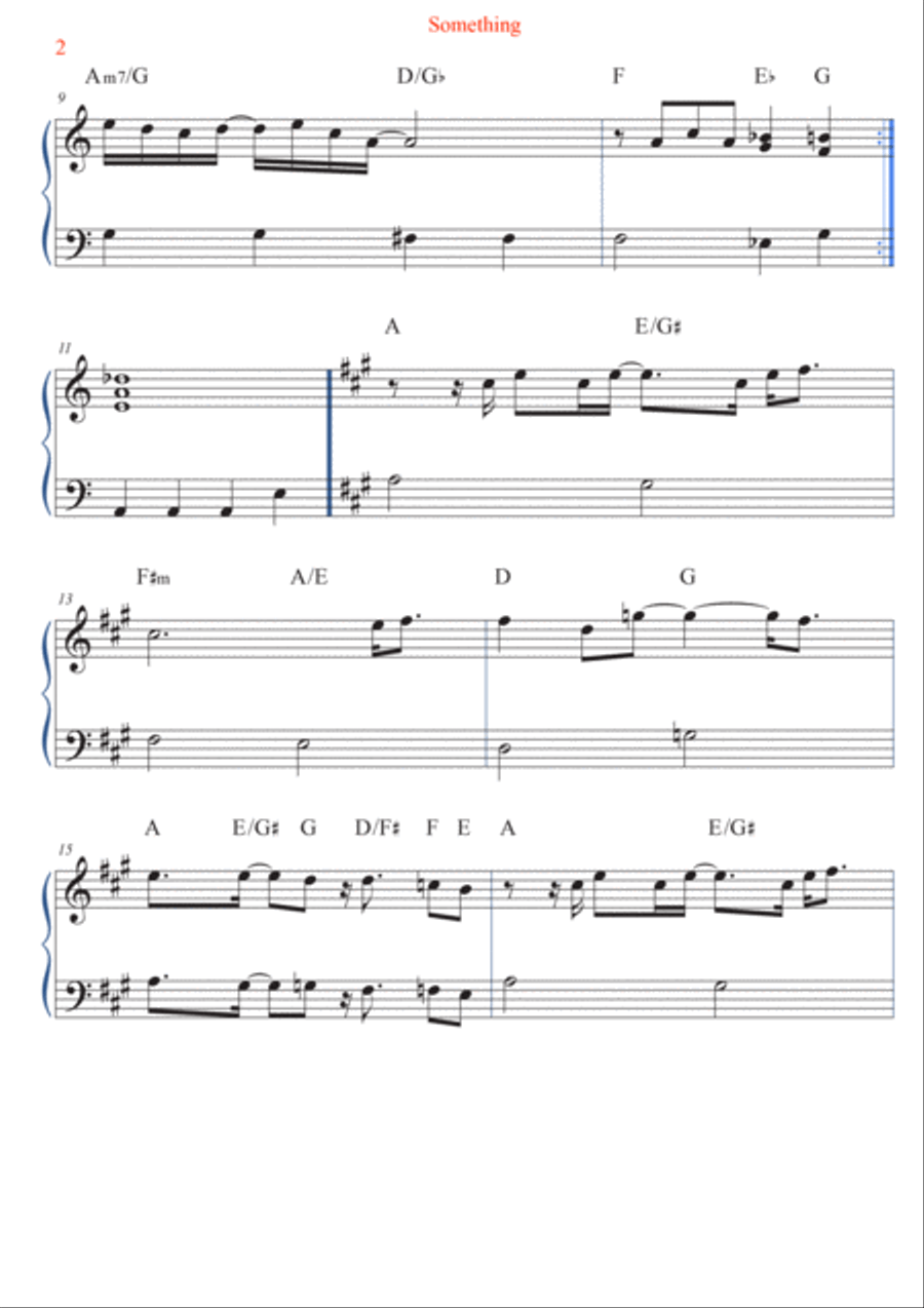 Something Easy Piano scores gallery preview page 2