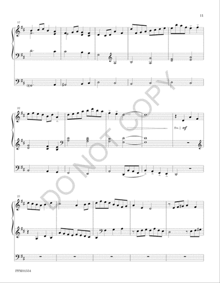 Three Organ Preludes on Psalm Tunes Organ Solo scores gallery preview page 14
