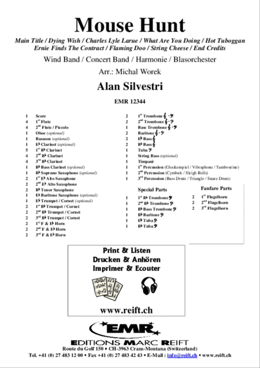 Mouse Hunt Mouse Hunt Concert Band scores gallery preview page 2