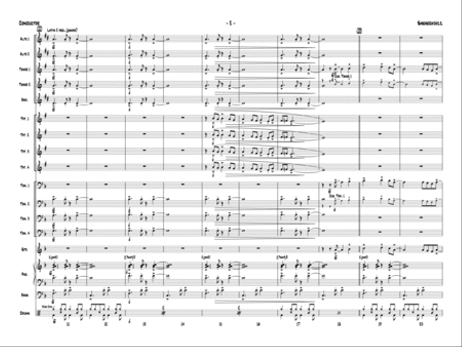 Sheherajazz Sheherajazz Jazz Ensemble scores gallery preview page 3