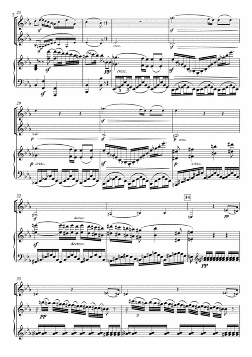 Adagio from Trio Op.11 for Flute, Clarinet & Piano image number null