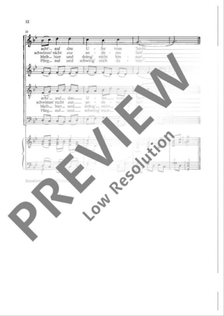 Five Baltic folk songs Five Baltic folk songs 4-Part scores gallery preview page 13
