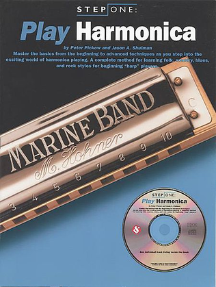 Book cover for Step One: Play Harmonica