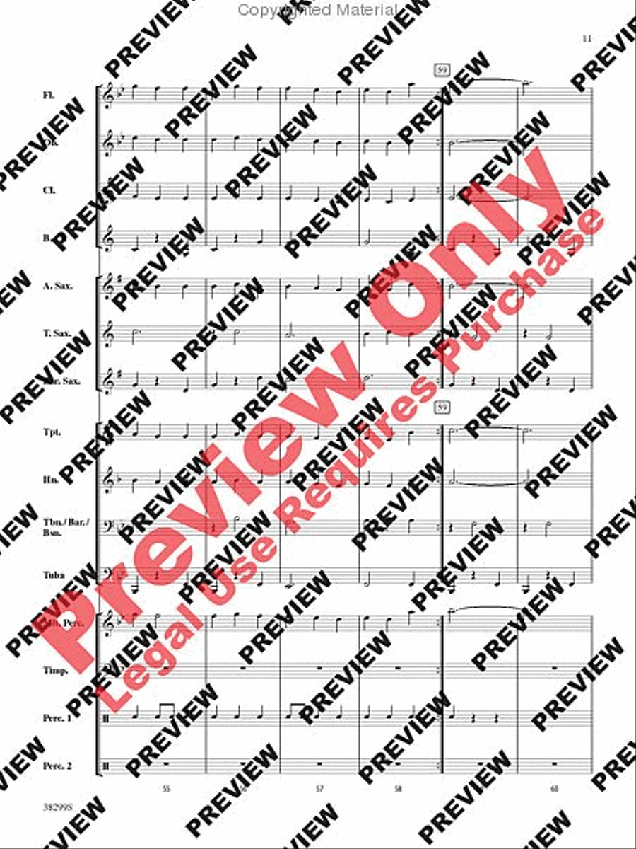 De Colores Concert Band scores gallery preview page 12