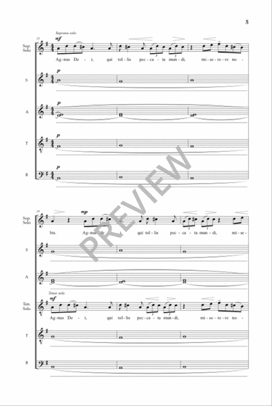 Behold the Lamb of God Behold the Lamb of God Divisi scores gallery preview page 6