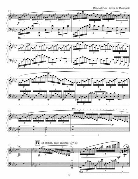 Seven for Piano Solo image number null
