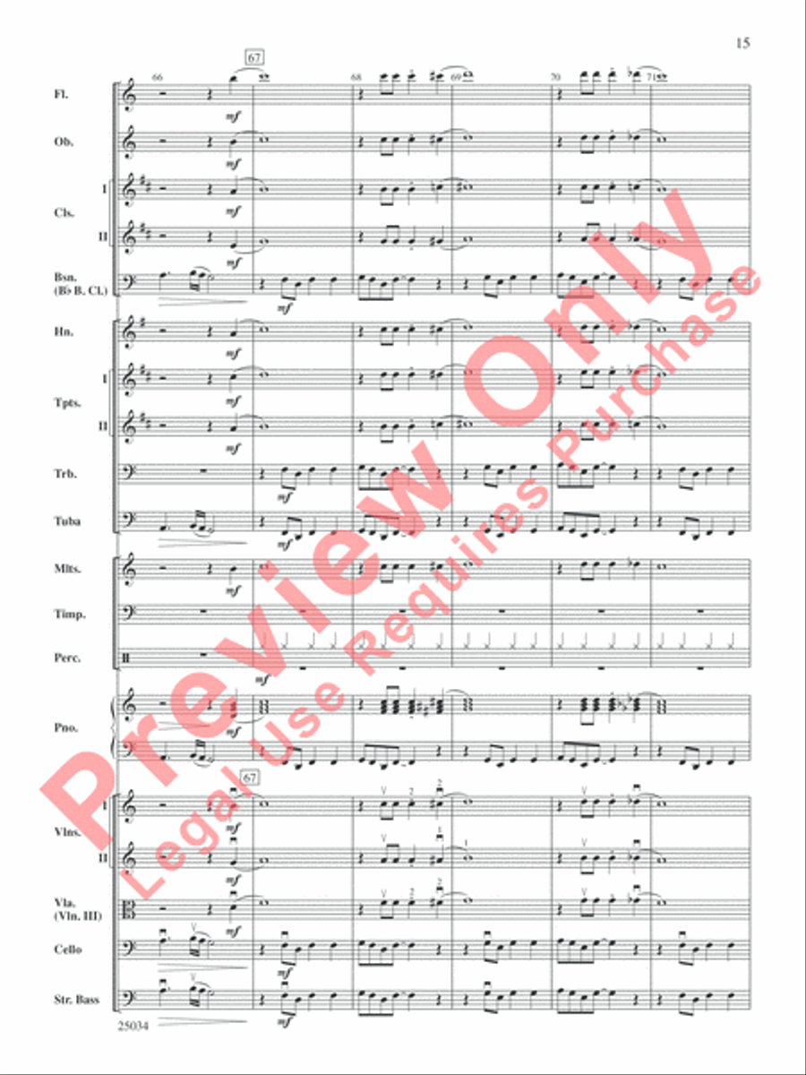 A Rockin' Halloween Full Orchestra scores gallery preview page 16