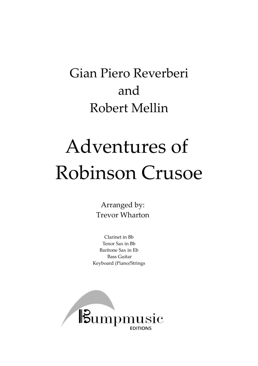 Themes For Adventures Of Robinson Crusoe Tenor Saxophone scores gallery preview page 1
