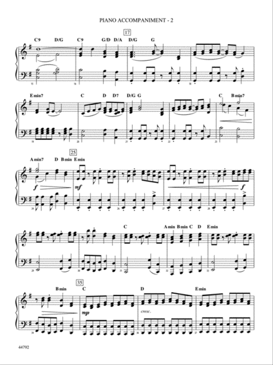 Wind Dancer: Piano Accompaniment Orchestra scores gallery preview page 2