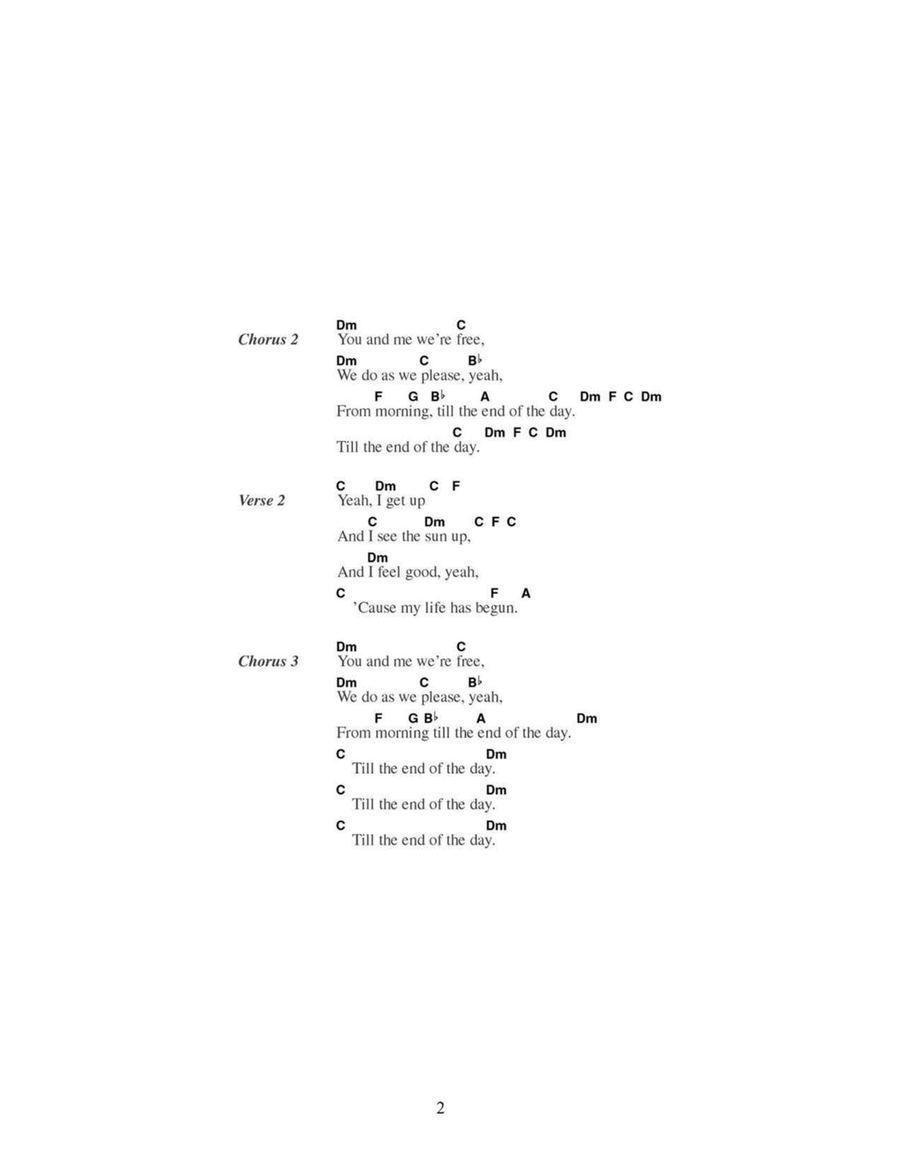 Till The End Of The Day Easy Guitar scores gallery preview page 2
