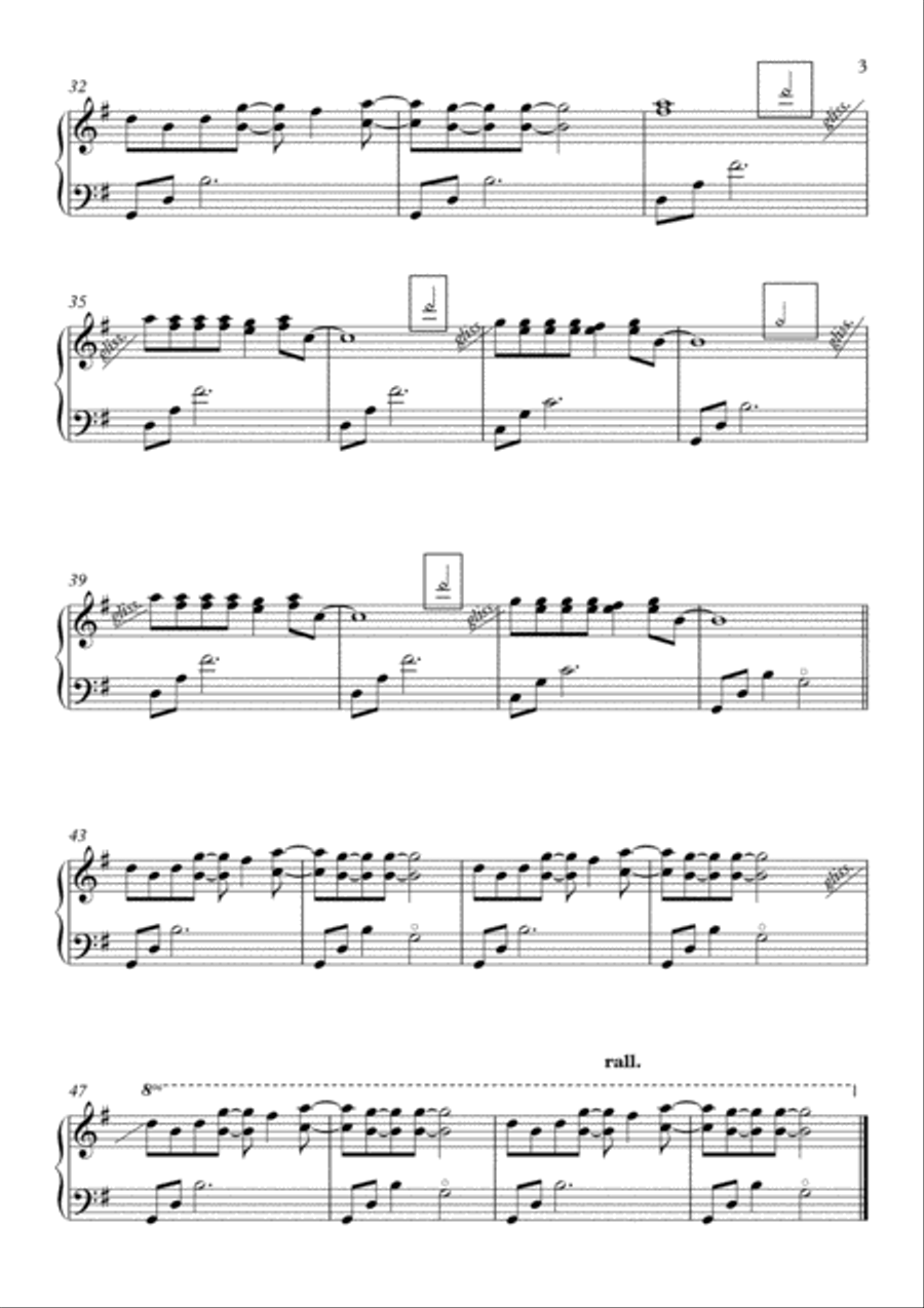 Across The Universe Harp scores gallery preview page 3