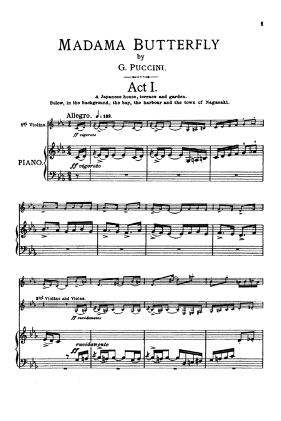 Madame Butterfly Madame Butterfly Voice scores gallery preview page 6