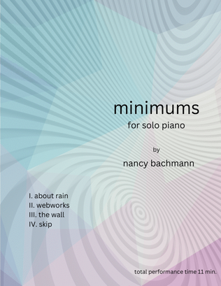 Minimums for Solo Piano
