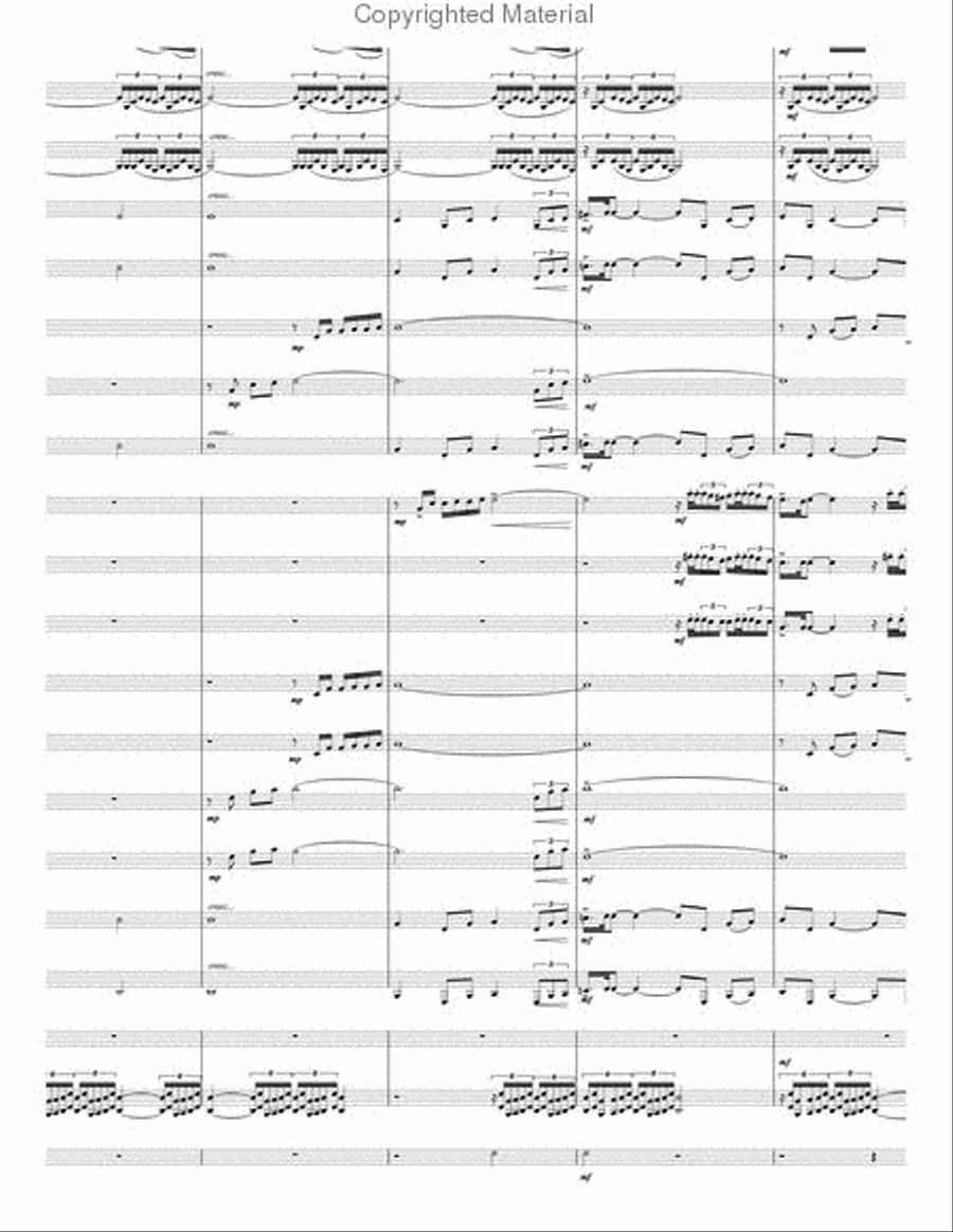 Aegean Symphony Concert Band scores gallery preview page 3
