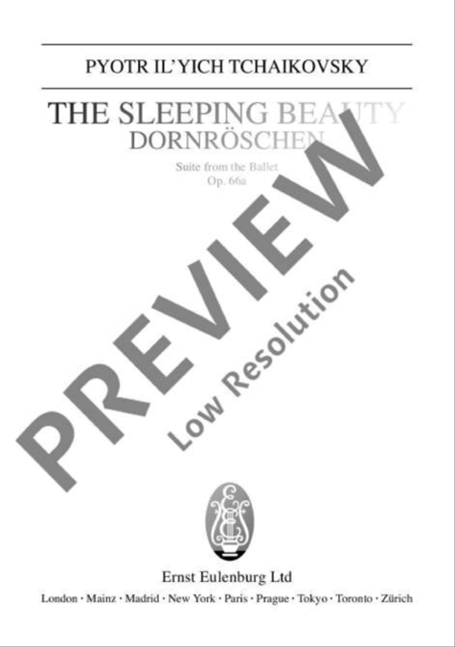 The Sleeping Beauty Orchestra scores gallery preview page 2