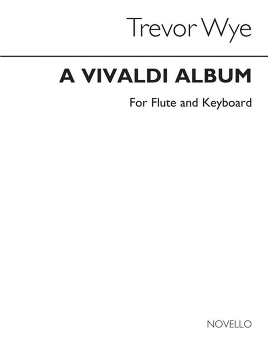 Vivaldi Album Flute & Piano(Arc)
