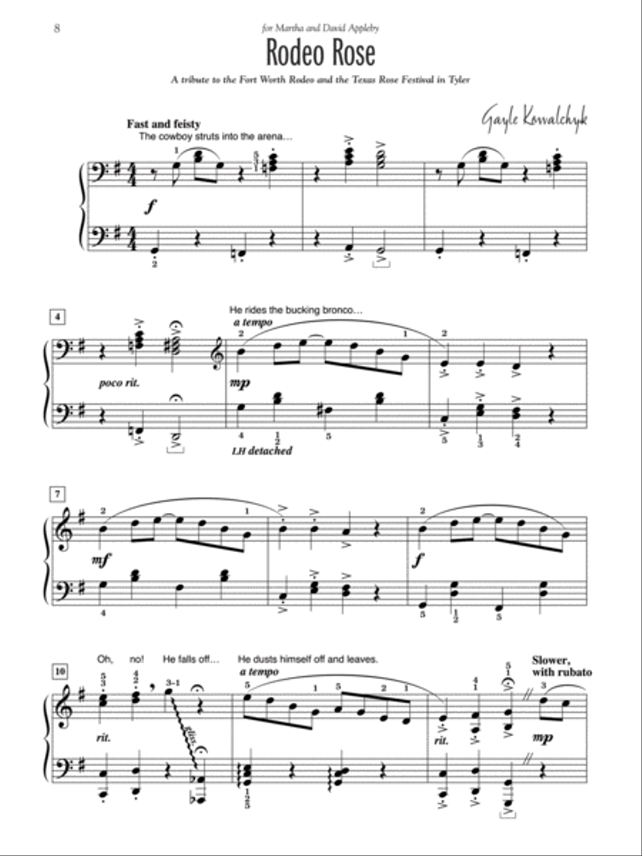 The Lone Star State The Lone Star State Piano Solo scores gallery preview page 4