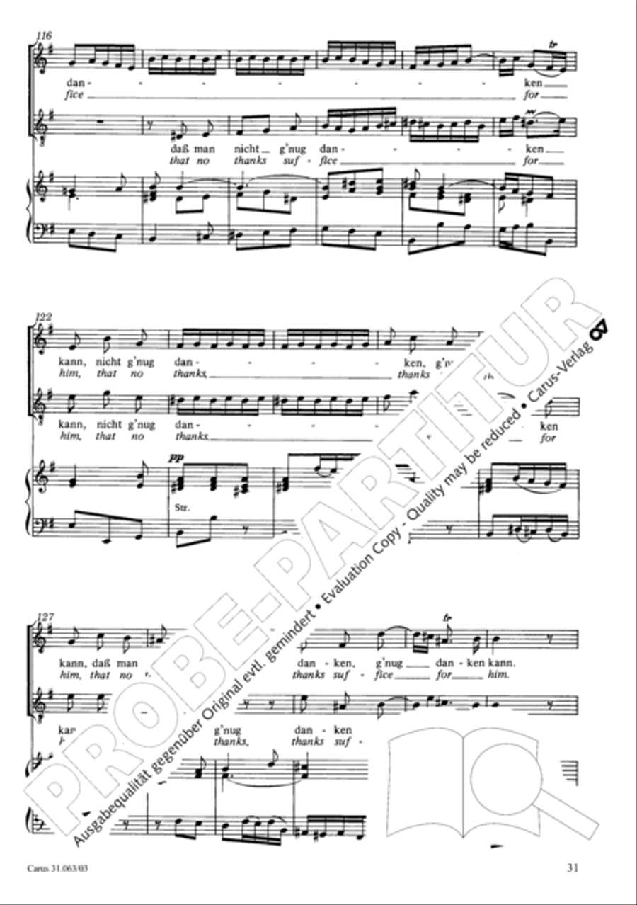 Christians, etch this blessed day (Christen, atzet diesen Tag) 4-Part scores gallery preview page 32