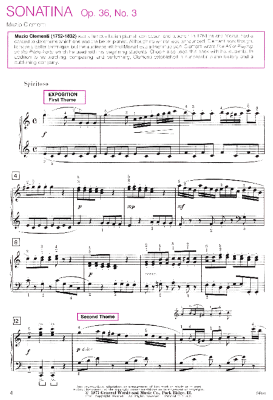 Sonatina Favorites, Book 3 Piano Method scores gallery preview page 2